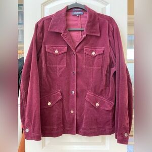 Jones New York Corduroy Jean Style Jacket